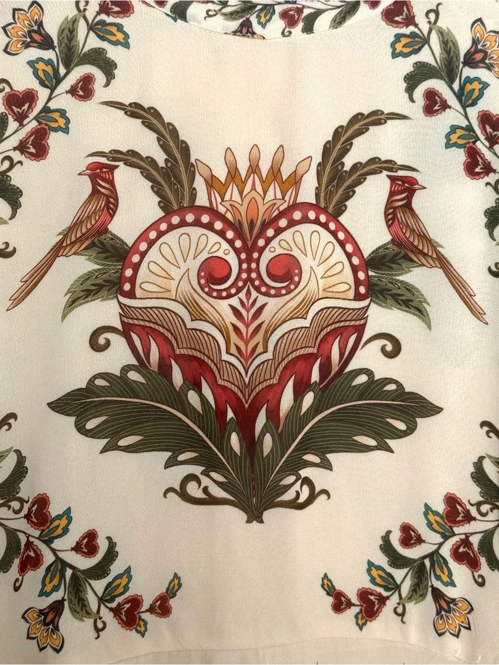 FARM Rio Majestic Hearts Maxi Dress, NWT 🇧🇷 - Picture 10 of 16